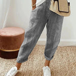 Sutton Striped Wide-Leg Pants