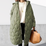 Nina Quilted Hooded Long Parka