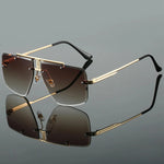 Dalton Rimless Square Sunglasses