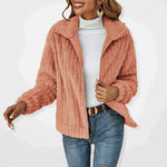 Kate Fluffy Zip-Up Teddy Jacket