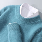 Cole Cashmere-Wool Crewneck Sweater
