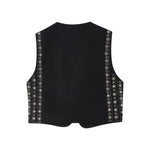 Jane Mirror Embroidered Boho Vest