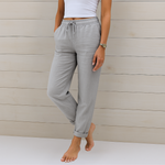 Harlow Breathable Wide-Leg Pants with Elastic Waist