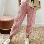 Sutton Striped Wide-Leg Pants