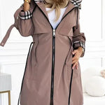 Ruby Waterproof Zip-Up Hooded Coat
