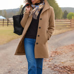 Zoe Single-Breasted Coat