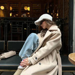 Josie Double-Breasted Long Coat