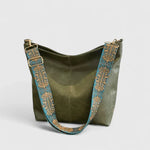 Capella Wide-Strap Shoulder Bag