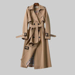 Hana Double-Breasted Belted Trench Coat