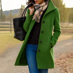 Zoe Single-Breasted Coat