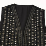 Jane Mirror Embroidered Boho Vest