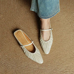 Zella Genuine Leather Mules