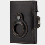 Leather Magnet Wallet Anti-Scam - Cross & Crown