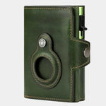 Leather Magnet Wallet Anti-Scam - Cross & Crown