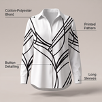 LIVIA VINTAGE CASUAL BLOUSE