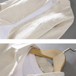 Long Sleeve Essential Linen Shirt - Cross & Crown