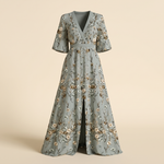 MARISA ELEGANT FLORAL DRESS