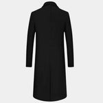 Mens Wool Blend Trench Coat - Cross & Crown