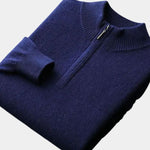 Merino Half Zip Sweater - Cross & Crown