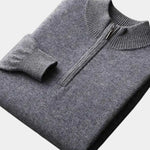 Merino Half Zip Sweater - Cross & Crown