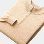 Merino Half Zip Sweater - Cross & Crown