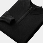 Merino Half Zip Sweater - Cross & Crown