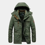 Military Hooded Jacket - Cross & Crown