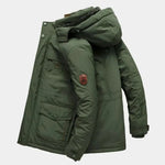 Military Hooded Jacket - Cross & Crown
