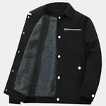 Minimalist Corduroy Sherpa Jacket - Cross & Crown