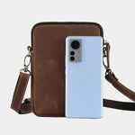 Minimalist Crossbody Leather Bag - Cross & Crown