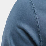 Minimalist Henley Neck Long Sleeve T-Shirt - Cross & Crown
