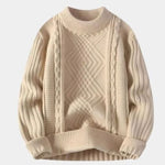 Minimalist Textured Sweater - Cross & Crown