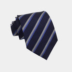 Navy Ledger Tie – Cross & Crown