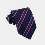 Navy Ledger Tie – Cross & Crown