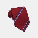 Navy Ledger Tie – Cross & Crown
