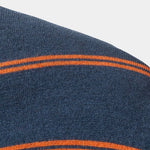 Navy Sunset Striped Polo - Cross & Crown