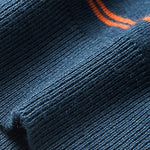 Navy Sunset Striped Polo - Cross & Crown