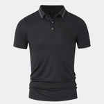 Obsidian Trim Polo – Cross & Crown