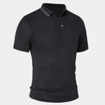 Obsidian Trim Polo – Cross & Crown