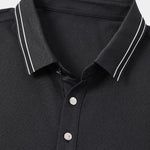 Obsidian Trim Polo – Cross & Crown