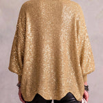 Isadora™ | Oversized Collared Cardigan With Large Metal Buttons