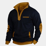 Explorer High Collar Quarter Zip Pullover - Cross & Crown