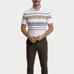 Sunset Stripe Polo – Cross & Crown