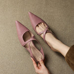 Aluna Genuine Leather Mules