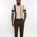 Sundown Stripes Polo – Cross & Crown