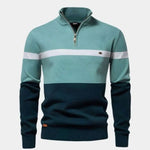 Quarter-Zip Jumper Sweater - Cross & Crown