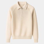 Raglan Quarter Zip Sweater - Cross & Crown