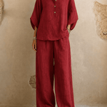 Maribel | Batwing Sleeves and Wide-Leg Pants