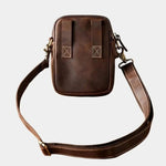 Retro Leather Men's Shoulder Bag - Cross & Crown