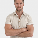 Minimalist Corduroy Shirt - Cross & Crown
